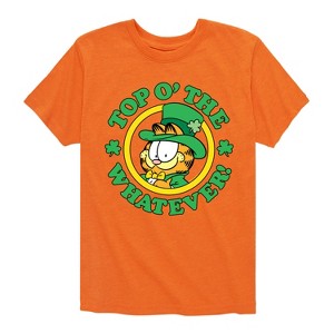 Boys' - Garfield - Top O The Whatever Short Sleeve Graphic T-Shirt - 1 of 4