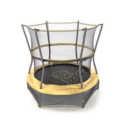 ActivPlay Round Trampoline with Safety Enclosure and Spring Pad