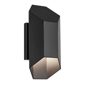 Estella - 8W 1 LED Outdoor Wall Mount In Minimalist Style-12 Inches Tall and 6 Inches Wide - 1 of 3