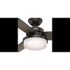 Hunter 52" Sentinel Lighted Ceiling Fan Premier Bronze with Grey Walnut Blades, Integrated LED, Handheld Control - 3 of 4
