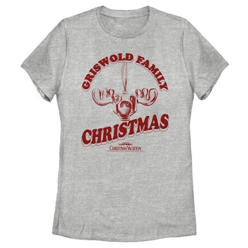 Women S National Lampoon S Christmas Vacation Griswold Family Moose T Shirt Target