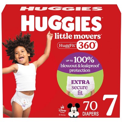 Huggies Little Movers HuggFit 360 Diapers