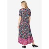Woman Within Plus Size Short-Sleeve Crinkle Dress - 3 of 4