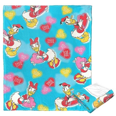Disney Donald Duck Donald & Daisy True Love Silk Touch Throw Blanket 50x60 Inches