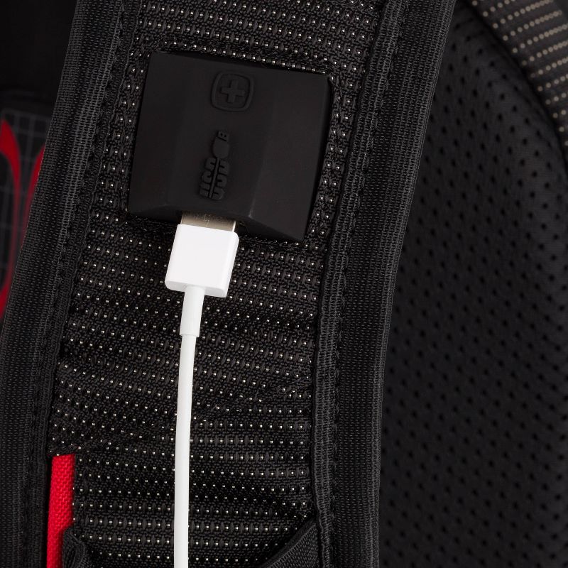 SWISSGEAR Scan Smart TSA Laptop and USB Power Plug 18.5&#34; Backpack - Black, 3 of 14