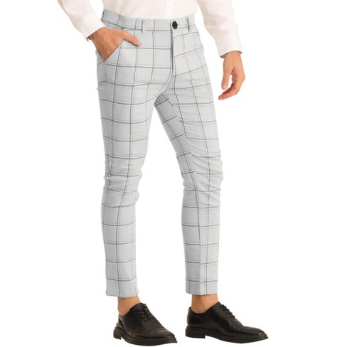 Grey tartan suit on sale trousers