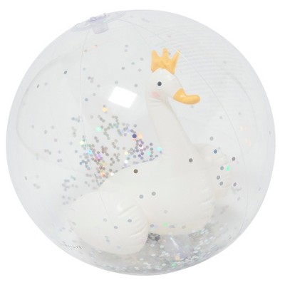 Sunnylife: 3D Inflatable Beach Ball - Princess Swan