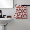 SKL Home 2pk Pumpkin Sculpted Hand Towels Spice - 3 of 4