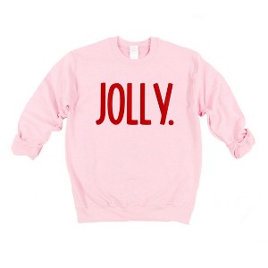 Simply Sage Market Women's Graphic Sweatshirt Jolly Bold Puff Print - 1 of 4