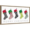 Amanti Art Christmas Stockings by Patricia Pinto Canvas Wall Art Print Framed 27-in. W x 14-in. H. - 2 of 4