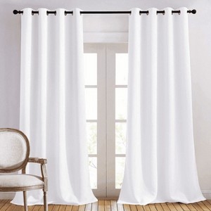 NICETOWN Grommet Top Blackout Curtains, Thermal Insulated Noise Reducing Window Drapes (Set of 2) - 1 of 4