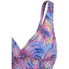 Women's Palm Print Tummy Control One Piece Swimsuit - LASCANA - 4 of 4