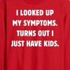 Men's - Instant Message - Looked Up Symptoms Long Sleeve Graphic T-Shirt - 2 of 4