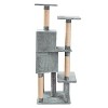 Two by Two Greenwich - Gray Scratching Post Cat Furniture - 63 in. Tall - 3 of 4