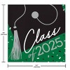 Creative Converting Class of 2025 Graduate Emerald Green Paper Napkins 108ct - 3 of 3
