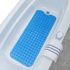 XL Non-Slip Bathtub Mat with Drain Holes - Slipx Solutions - 2 of 4