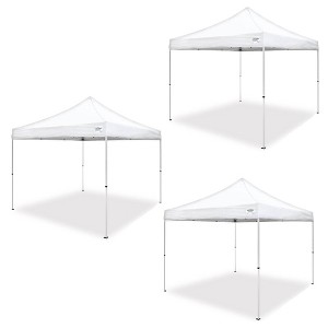 Caravan Canopy Pro 2 10 x 10 Foot Straight Leg Instant Canopy, White (3 Pack) - 1 of 4