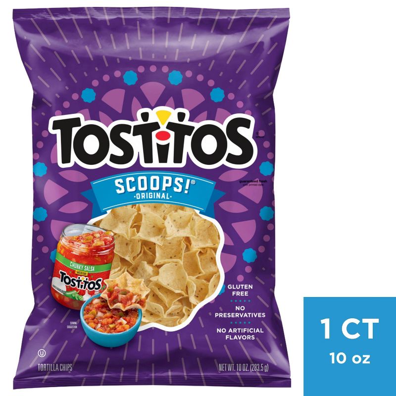 Tostitos Scoops! Tortilla Chips- 10oz, 1 of 9