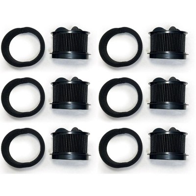 Nispira 2031183 2031085ES 203108532065 Upright Vacuum Inner Outer Filter Replacement | For Bissell Style 9, 10, 12 PowerForce Bagless | 6 Packs