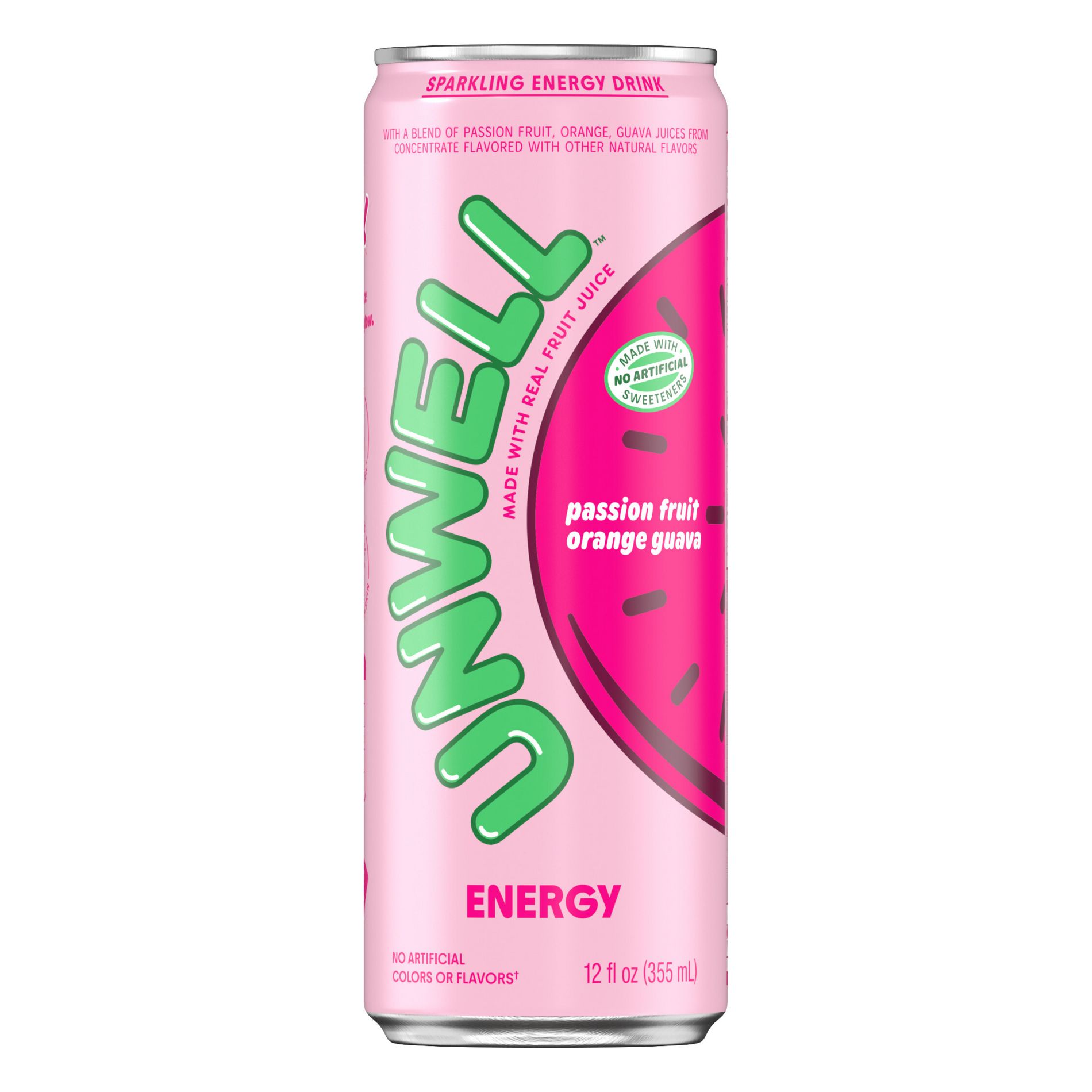 Unwell Passionfruit, Orange, Guava Energy Drink - 12 fl oz