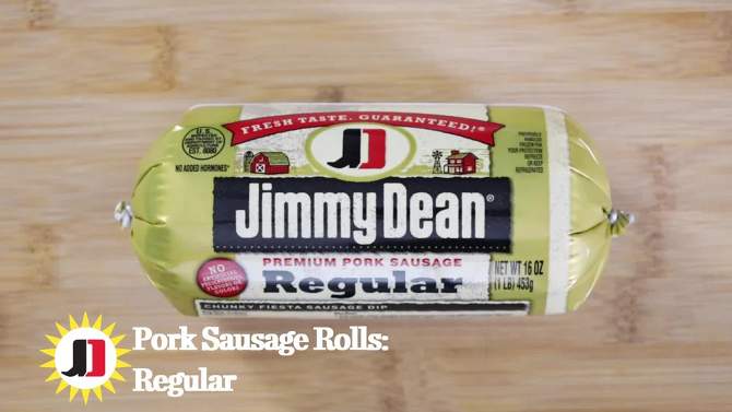 Jimmy Dean Regular Pork Sausage Roll - 16oz, 2 of 8, play video