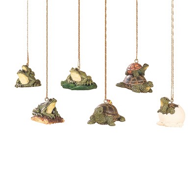 Gallerie II Mini Frog & Turtle Ornament A/6