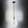 Urban Ambiance Luxury Casual Indoor Pendant,  14-1/4''H x 9-7/8"W x 9-7/8''D,  Matte Black Finish, UHP4932 - 3 of 4