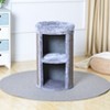 Two by Two Jackson - Off-White Scratching Cat Furniture - 25.6 in. Tall - 3 of 4