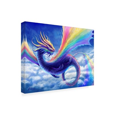 Trademark Fine Art -Anthony Christou 'Rainbow Dragon' Canvas Art