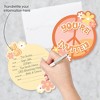 Big Dot of Happiness Stay Groovy - Shaped Fill-In Invitations - Boho Hippie Party Invitation Cards with Envelopes - Set of 12 - 2 of 4