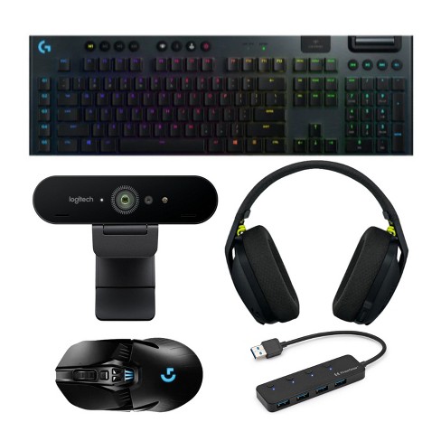 Logitech G Series G435 Wireless Gaming Headset with Keyboard, Mouse and USB  Hub 