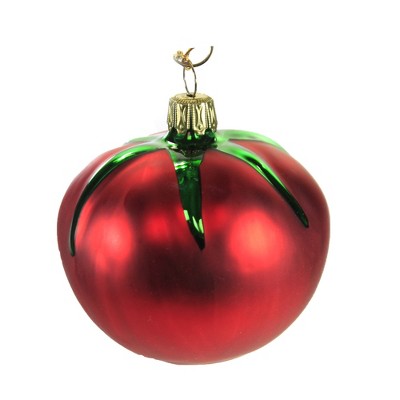 Holiday Ornament 3.25" Vine Ripen Tomato Ornament Fruit Vegetable Food  -  Tree Ornaments