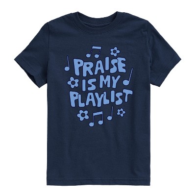 Boys' - Instant Message - Praise Is My Playlist Short Sleeve Graphic T-Shirt