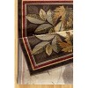 LunaLulinlk Nature's Nest Bear Multi 5 ft. 3 in. x 7 ft. 3 in. Lodge Area Rug - 3 of 4