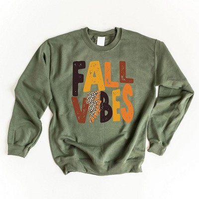 Simply Sage Market Women's Graphic Sweatshirt Fall Vibes Lightning Bolt