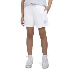 Converse® Girls' French Terry Shorts - 1 of 4