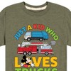 Boys' - Disney - Mickey Just A Kid Who Loves Truck Short Sleeve Graphic T-Shirt - 2 of 4