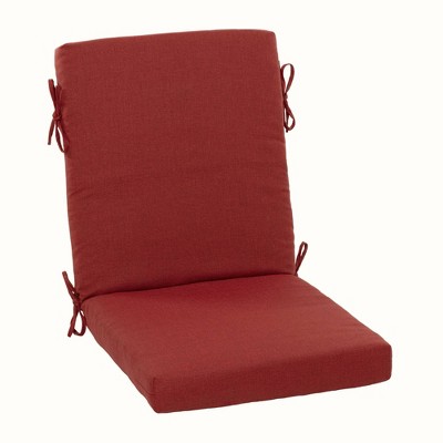 Arden Selections Oceantex High Back Dining Chair Cushion Nautical Red