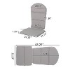 Christopher Knight Home Malibu Outdoor Acacia Wood Adirondack Chairs with Cushions (Set of 2) - 4 of 4