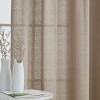 HLC.ME Monaco Decorative Ombre Lace Semi Sheer Light Filtering Rod Pocket Window Treatment Curtain Drapery Panels - Set of 2 - 4 of 4