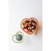 Compotes – Glass Heart Design 3.5 Inch – Decorative Tabletop 2X Set of 2 By Kalalou - 2 of 4