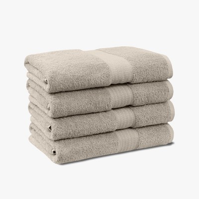 BAGOKIE 4-Piece Bath Towel Set