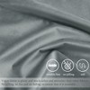 PiccoCasa Decorative Velvet Square Solid Cushion Throw Pillow Covers 2 Pcs - 2 of 4