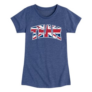 Girls' - Instant Message - Team Great Britain Fitted Short Sleeve Graphic T-Shirt - 1 of 4