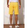 INSPIRE CHIC Men's Polka Dots Comfort Flat Front Chino Shorts - 3 of 4