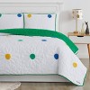 Crayola Textured Pom Pom Quilt Set White - 2 of 4