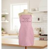 Women’s Apron 100% Cotton – Wine Improves with Age Design by Manual Woodworkers and Weavers - 2 of 3