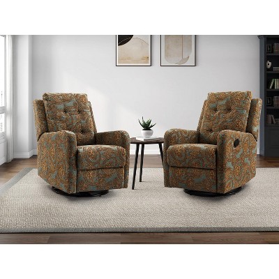 Artful Living Design Diego Swivel Set of 2 Recliners
