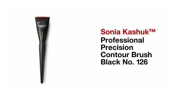 Sonia Kashuk&#8482; Professional Precision Contour Brush Black No. 126, 2 of 5, play video