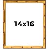 PosterPalooza | 14x16 Bamboo Picture Frame, UV Acrylic, 4 Finishes - Brown, Black, Gold, and Natural - 2 of 4